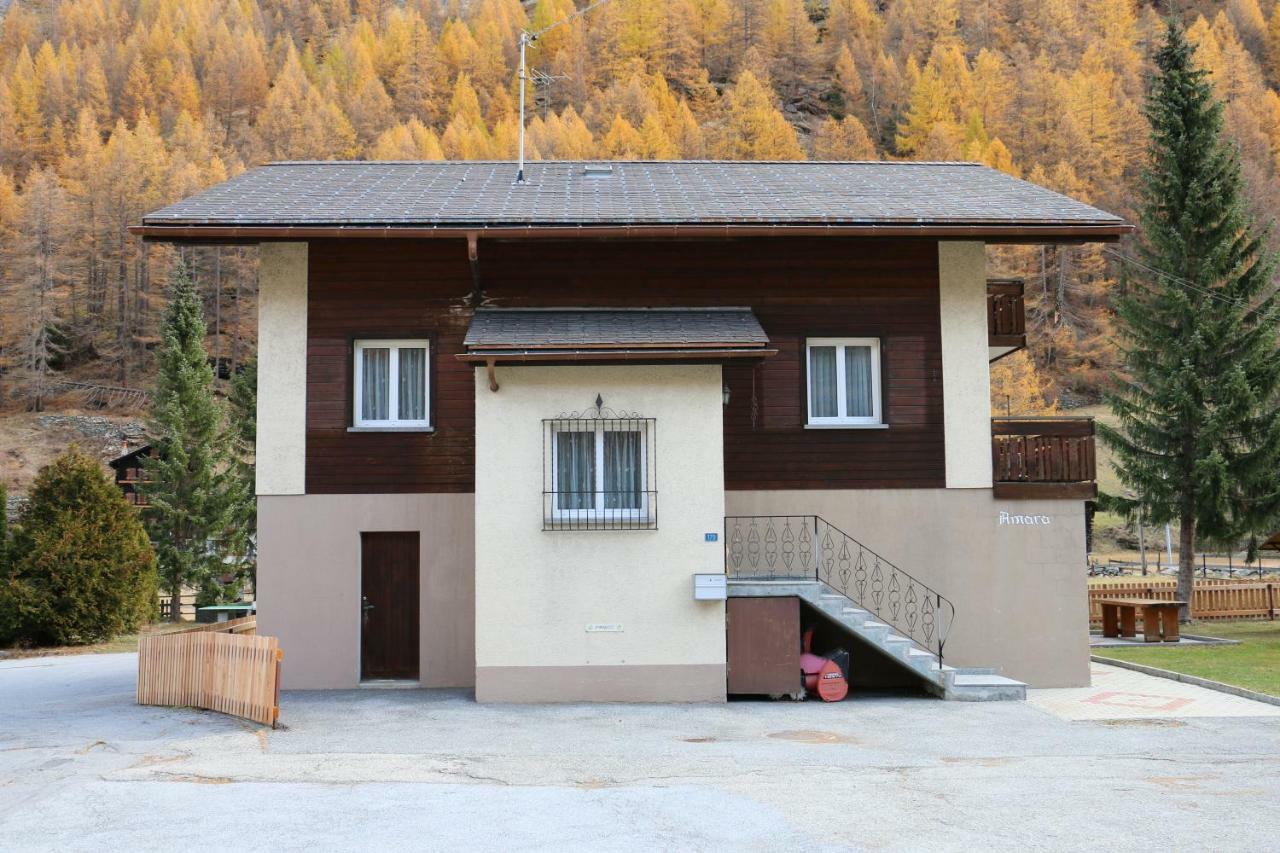 Haus Amara Appartement Saas-Grund Buitenkant foto